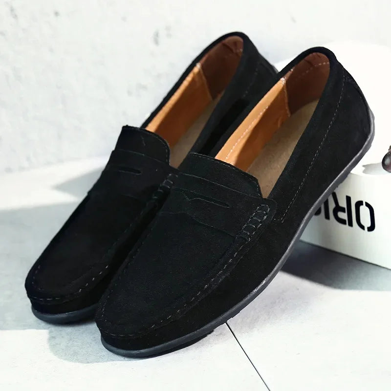 Tucker | Men’s Classic Summer Loafers with Penny Strap