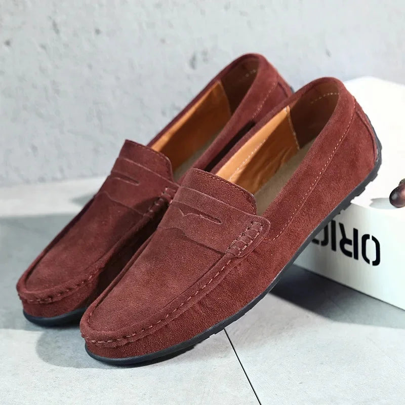 Tucker | Men’s Classic Summer Loafers with Penny Strap