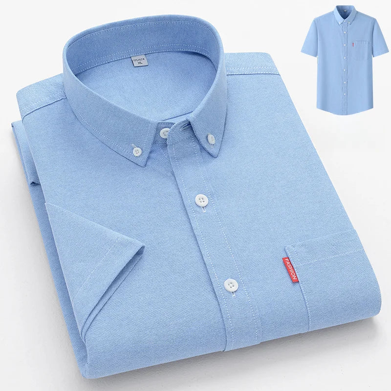 Colin | Men's Summer Lightweight Shirt with Button-Down Collar