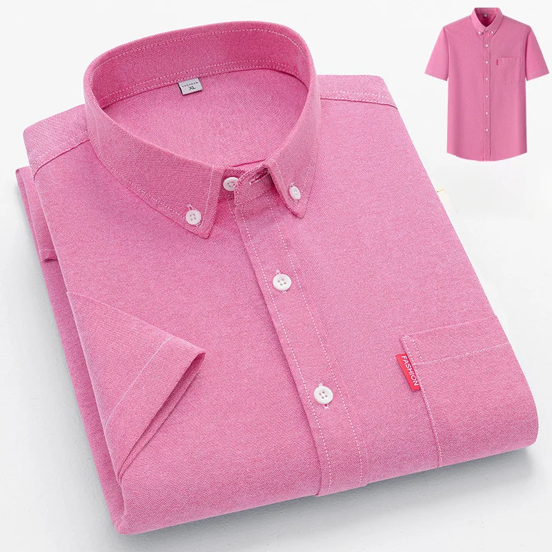 Colin | Men's Summer Lightweight Shirt with Button-Down Collar