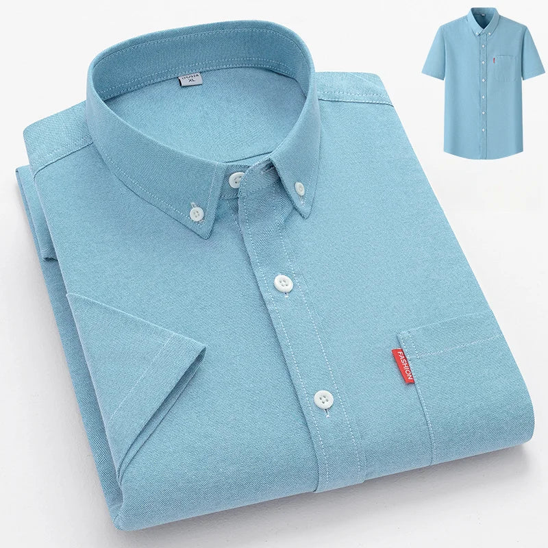 Colin | Men's Summer Lightweight Shirt with Button-Down Collar