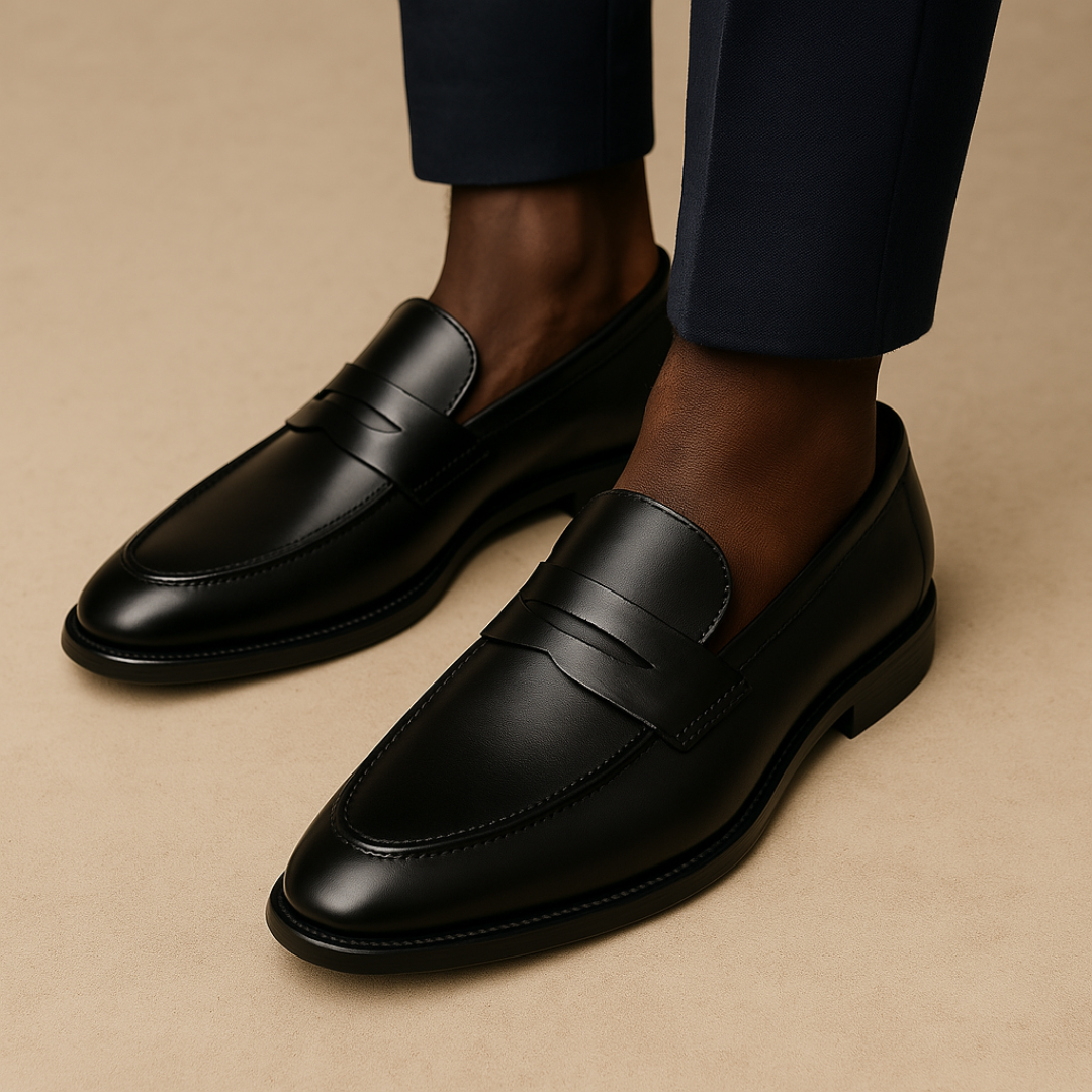 Damian | Men's Timeless Loafers with Penny Strap