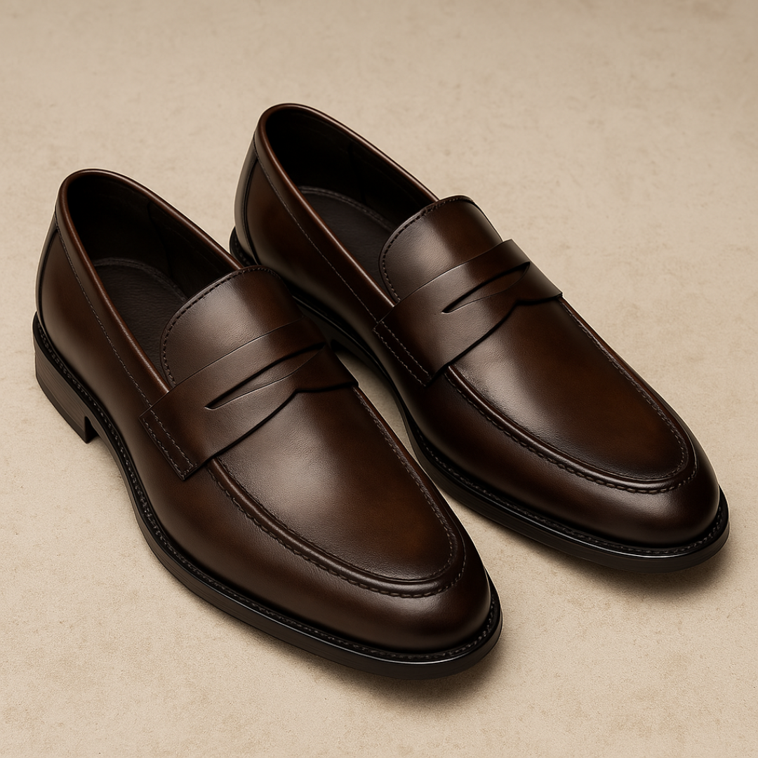 Damian | Men's Timeless Loafers with Penny Strap