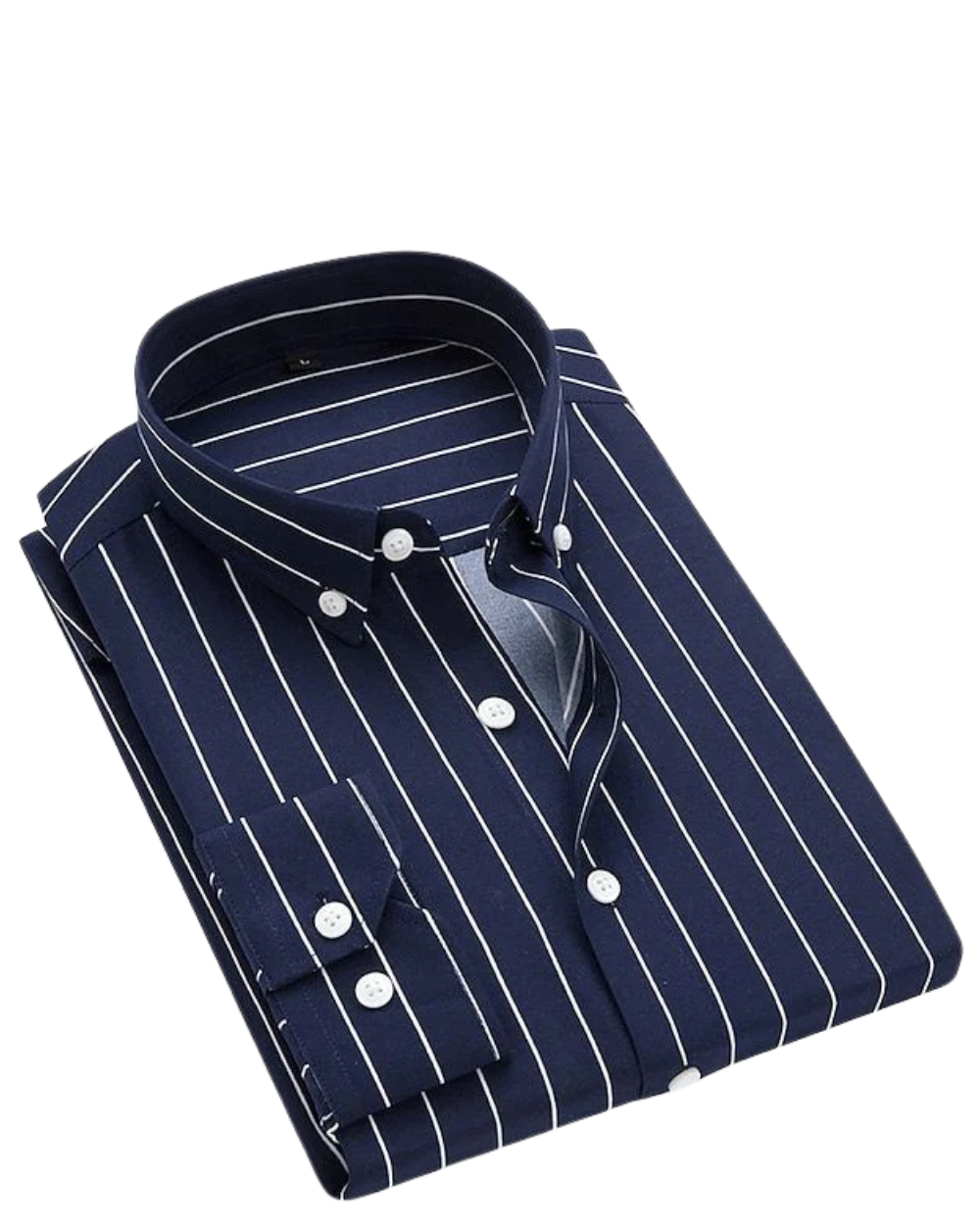 Clifford | Men's Summer Striped Shirt with Button-Down Collar