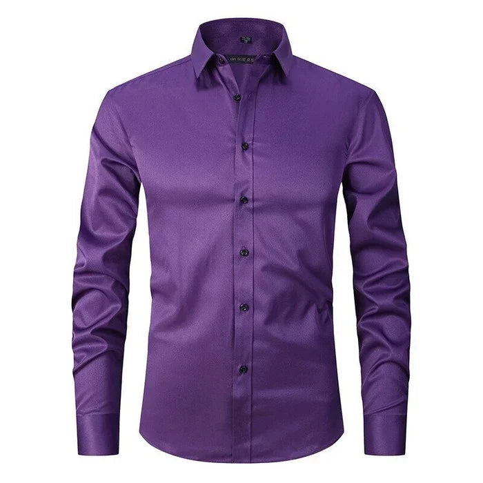 Adrian | Men’s Formal Wear Stretch Shirt with Button Front
