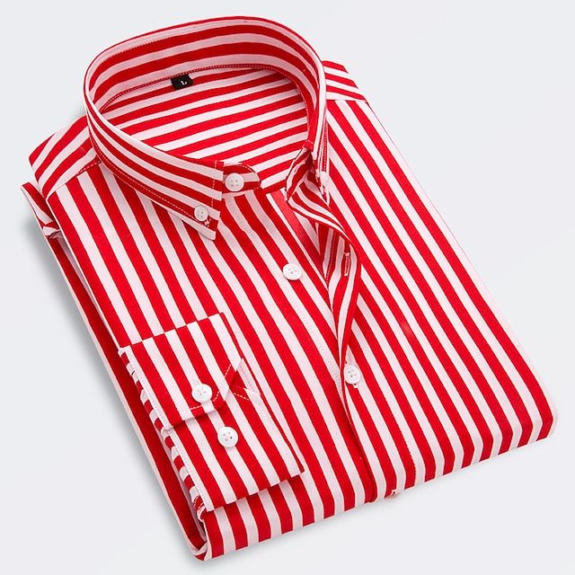 Clifford | Men's Summer Striped Shirt with Button-Down Collar