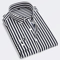Clifford | Men's Summer Striped Shirt with Button-Down Collar