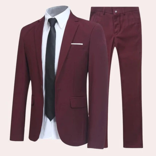 Felix | Men’s Classic Two Piece Suit with Notch Lapel