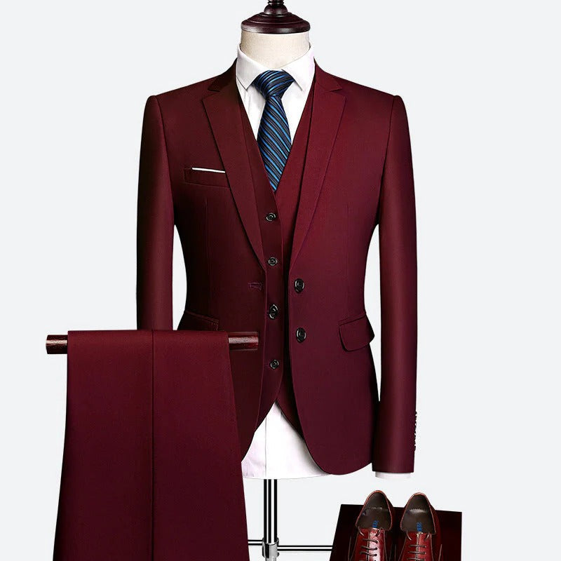 Theo | Men’s Spring 3-Piece Suit with Waistcoat