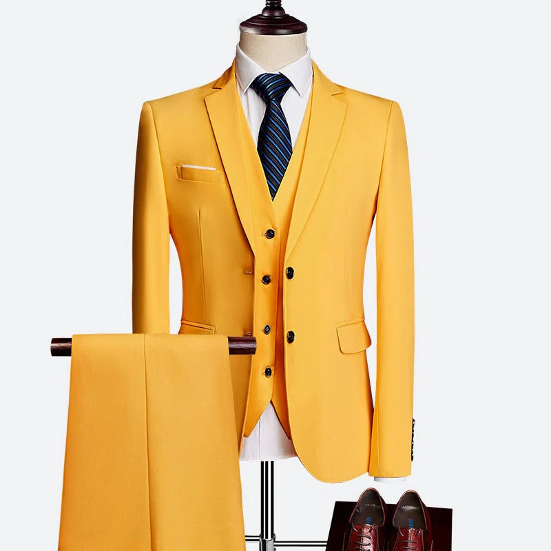 Theo | Men’s Spring 3-Piece Suit with Waistcoat