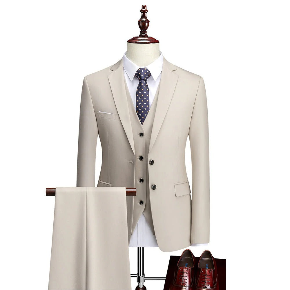 Theo | Men’s Spring 3-Piece Suit with Waistcoat