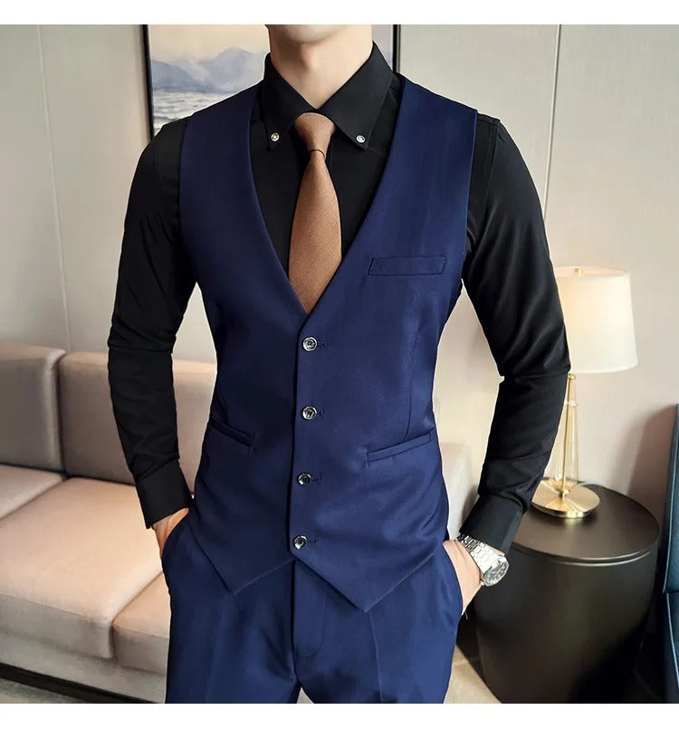 Hugo | Men’s Formal Three Piece Suit with Notch Lapel