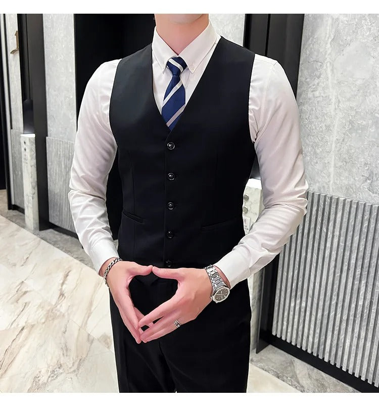 Hugo | Men’s Formal Three Piece Suit with Notch Lapel