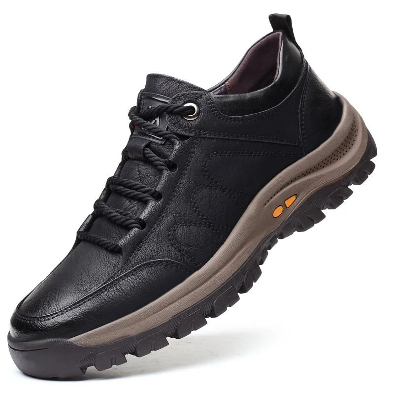 Zachary | Men's Classic Sneakers with Rugged Sole