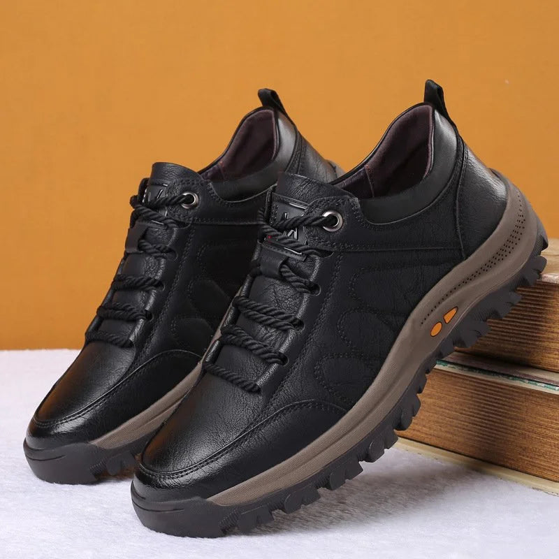 Zachary | Men's Classic Sneakers with Rugged Sole