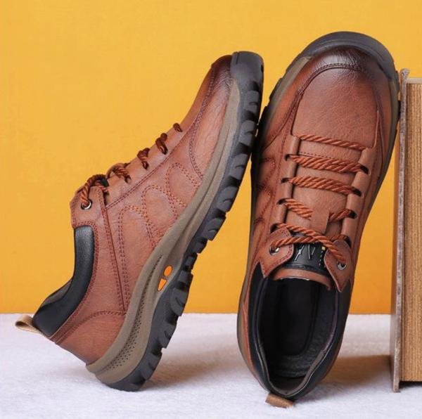 Zachary | Men's Classic Sneakers with Rugged Sole