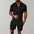 Maxwell | Men's Casual Two-Piece Polo with Matching Shorts
